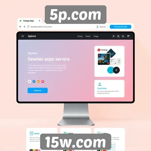 Análise da interface do usuário do 5p.com